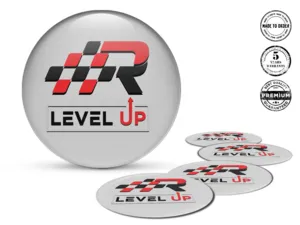 Resin Domed Stickers Edition Luxury Wheel Labels